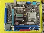 DDR2 motherboard with intel duo core processor. Good condition