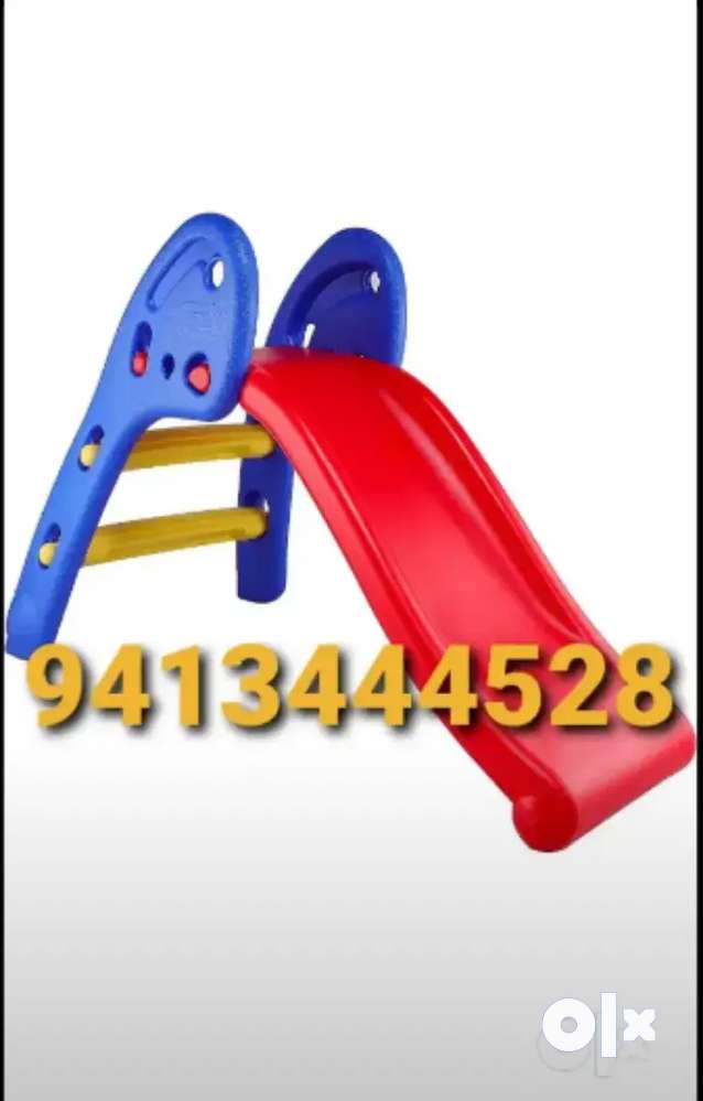 New kids plastic sliding play school furniture