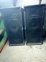 Dj speaker 15  4000watt.  1500 watt amplifier stranger 2 mahine Purana