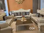 Sofa set with center table