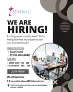 Sales man and manager needed