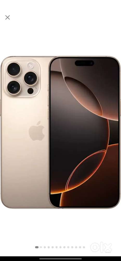 Iphone 16 pro max 256GB sealed Box Indian dessert titanium