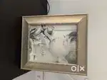Photo Frame Pewter 8x10 Veritcal / Horizontal Table Top or Wall