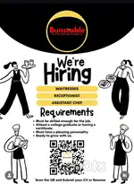 Receptionist required
