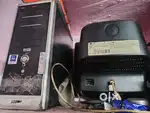 Old computer quadcore processer with LG CRT