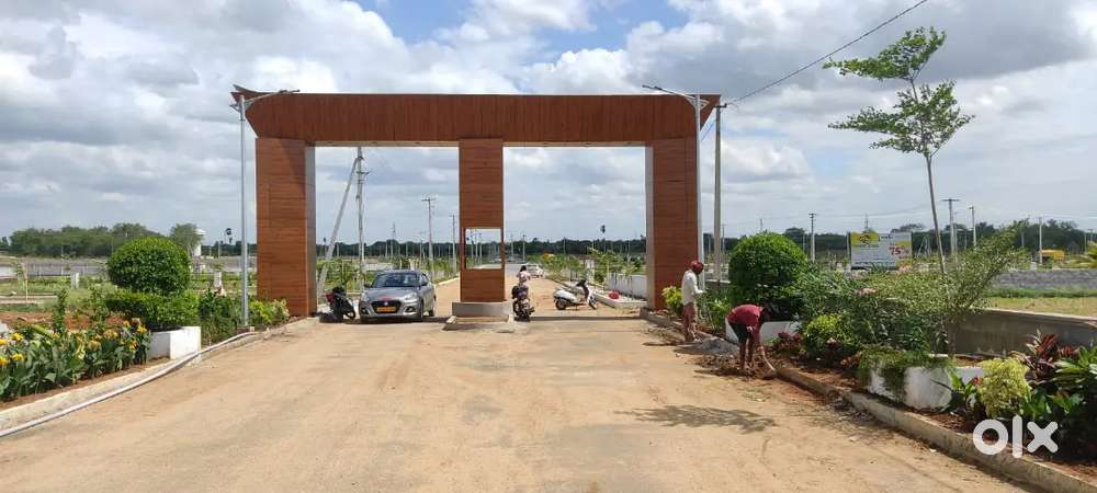 HMDA and RERA approved gated community open villa plots