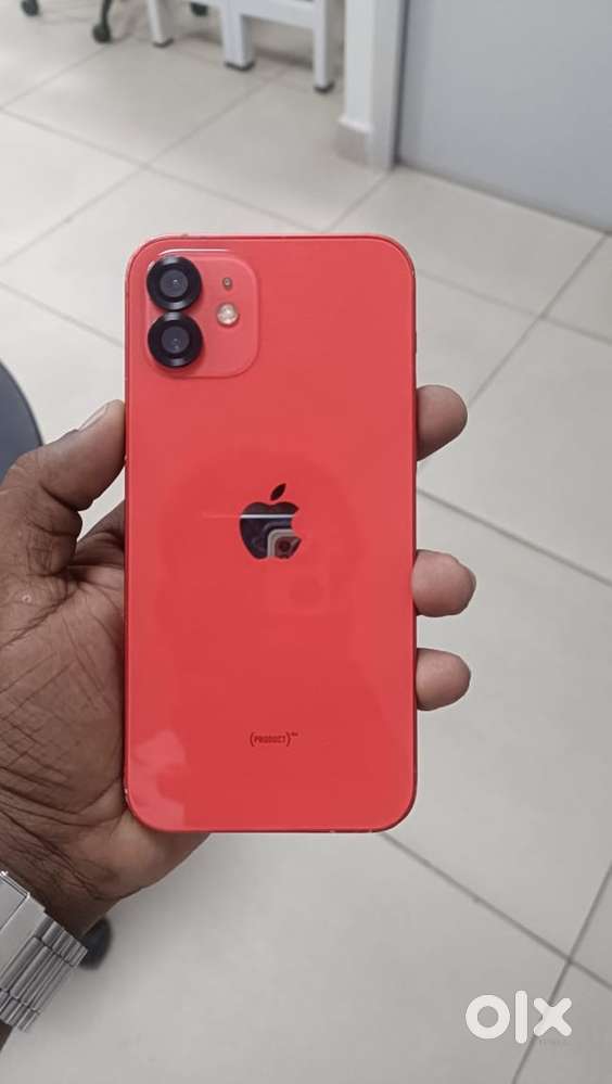I phone 12 red colour Battery health 82% with box