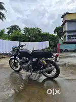 Interceptor 650 fully loaded.