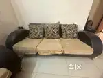 5-Seater Sofa Set (3+1+1) – Used, Budget Friendly