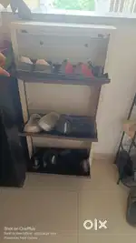 Iron Folding Shoe Rack