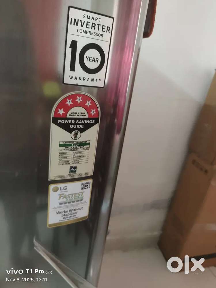 Single door LG Fridge 215 ltr in good condition for sale