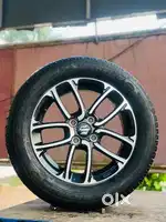 15 Inch Maruthi Genuine 4 Used Alloys & 185/65/15 4 Used Tyers