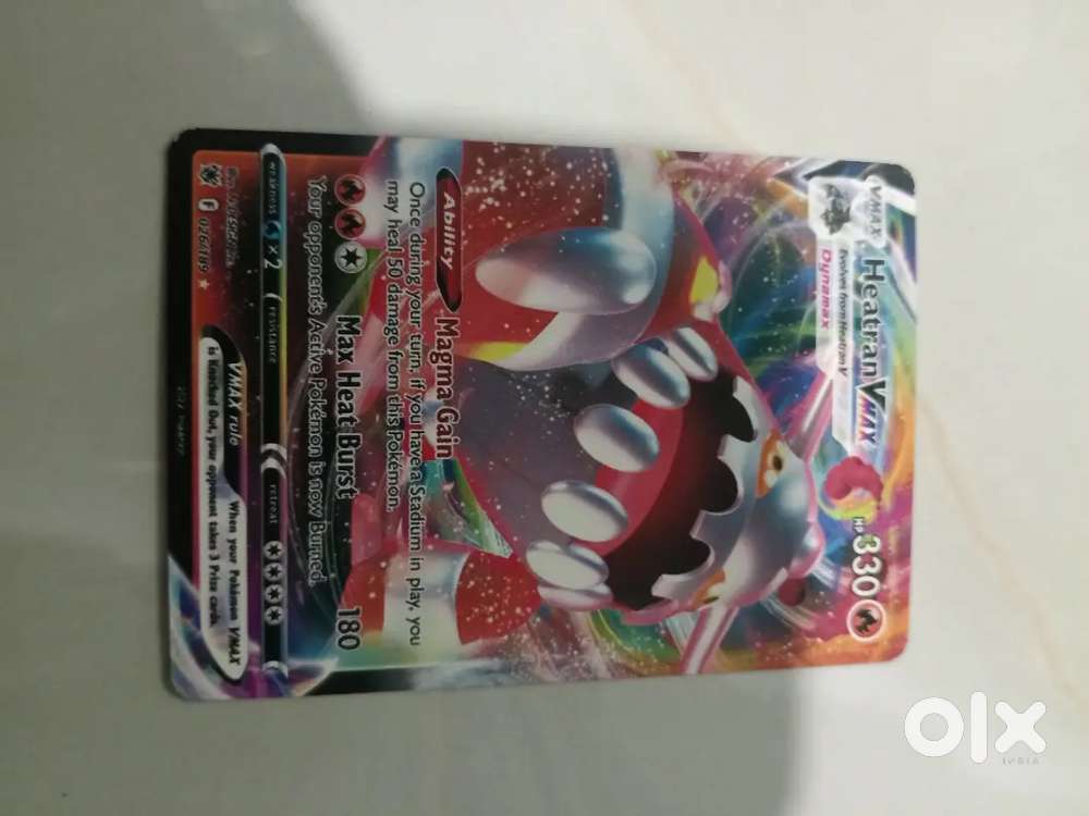 Pokemon Card-Heatran VMAX.   DONT CALL DIRECTLY