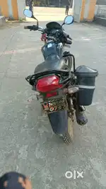 One handed,bike condition is good now.