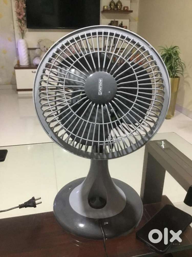 Patson 10” ALL PURPOSE FAN - TABLE FAN - HARD BASE AND HIGH SPEED FAN