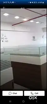 Commercial office in road facing 2500sft carpet
