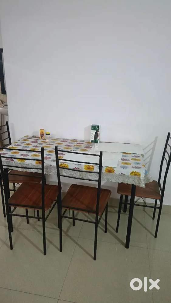 Dinning Table & Single Iron Bed