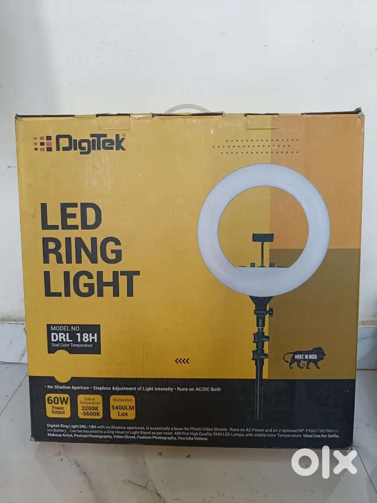Brand New Digitek Ringlight with 9ft Tripod stand at very cheap price