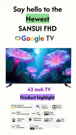 Brand new Sansui FHD Google tv with ZEN panel 43 inch(109cm)