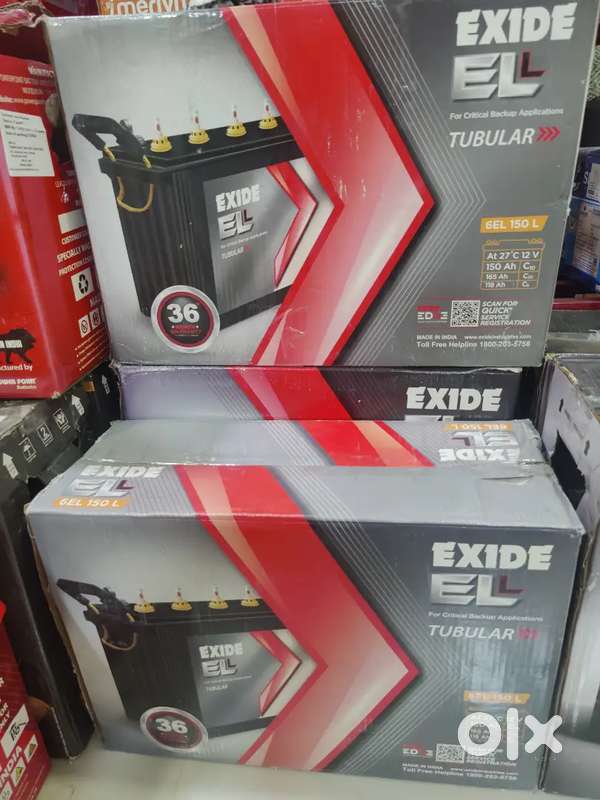 Exide EL 12V 150AH Brand New Batteries 36 month warranty available for