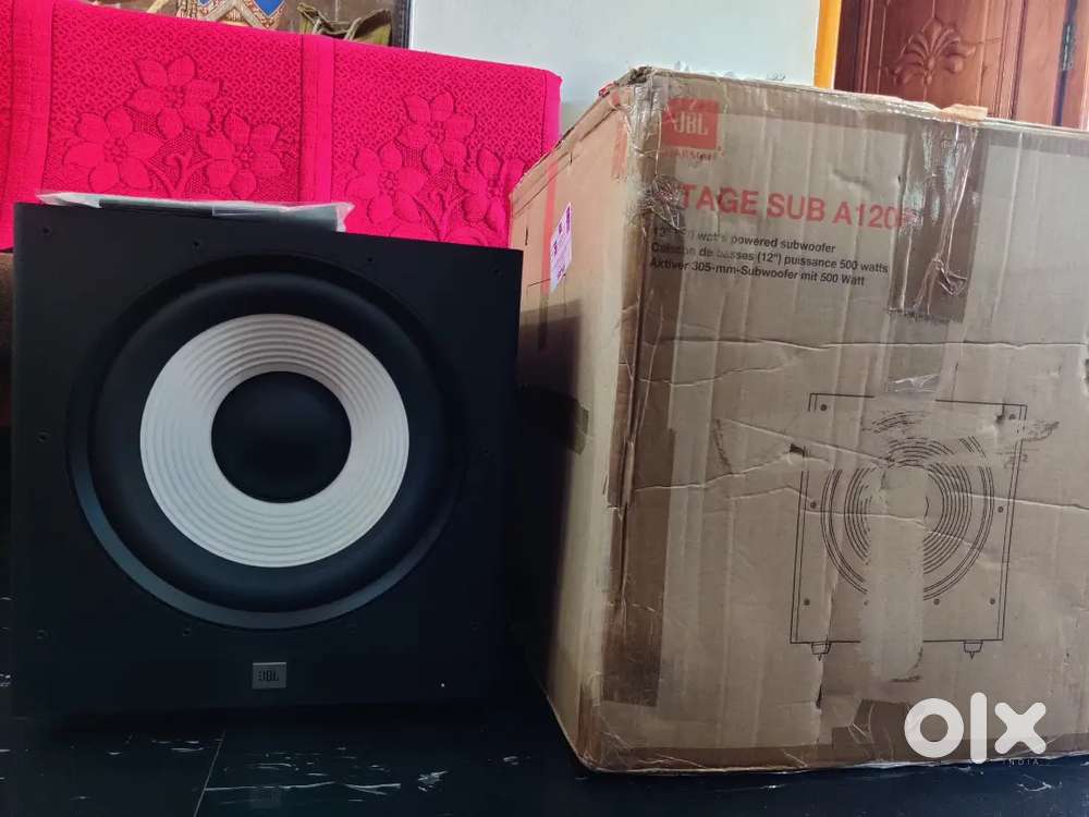 JBL 120P 12inch subwoofer 500watts power with original box piece