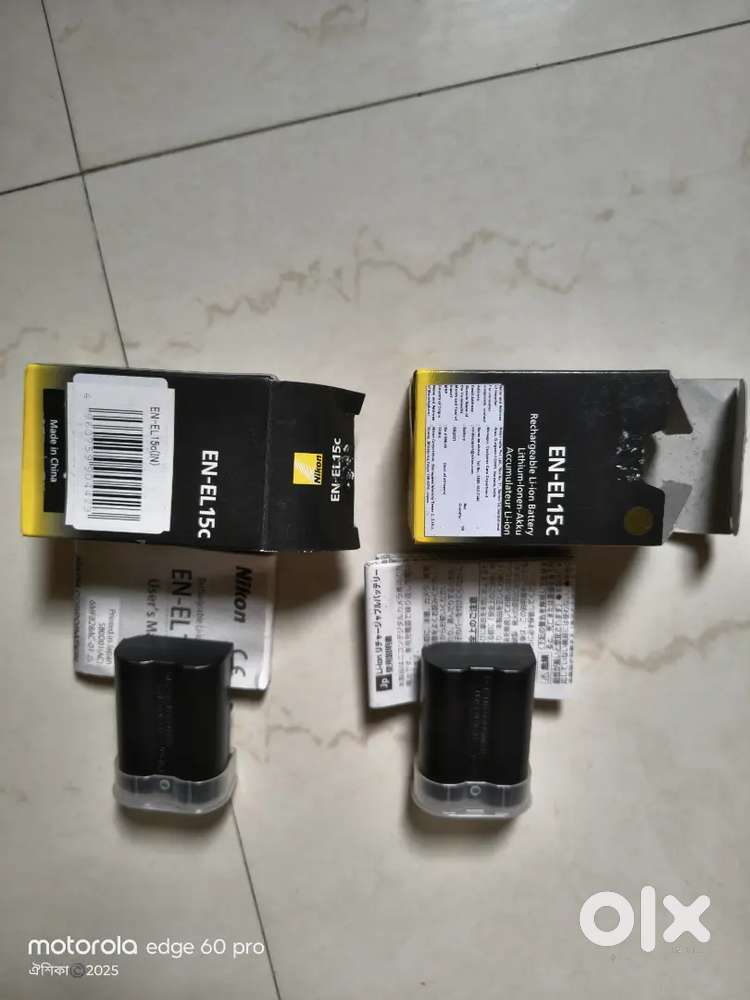 2 pic Nikon EN-EL15c Battery