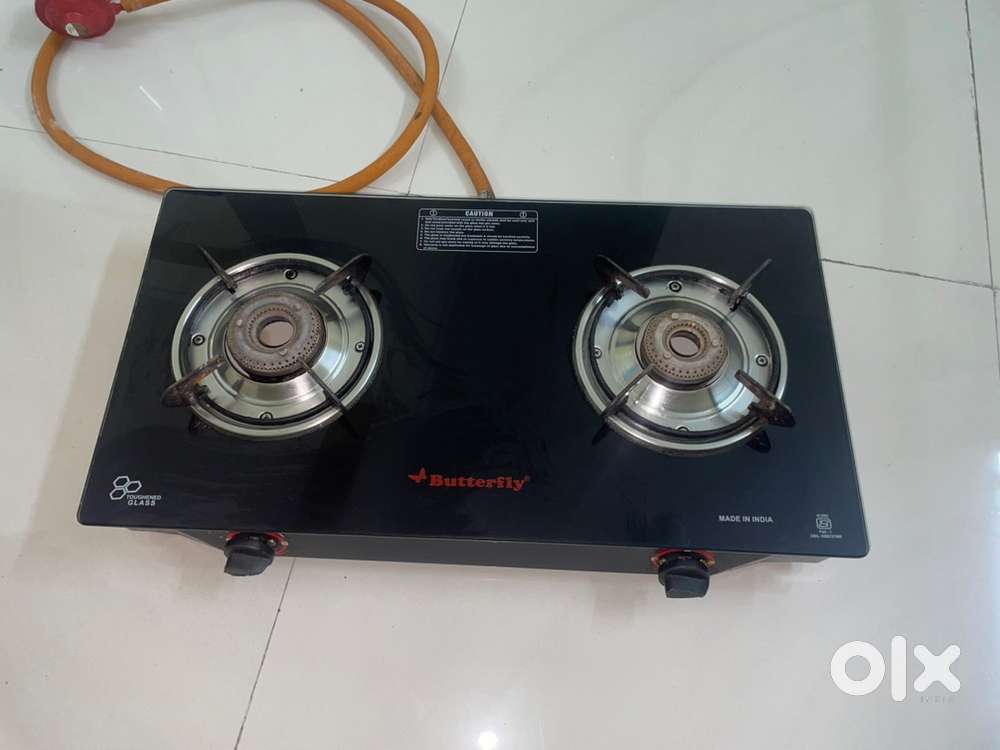 2 Burners Gas Stove and gas regulator