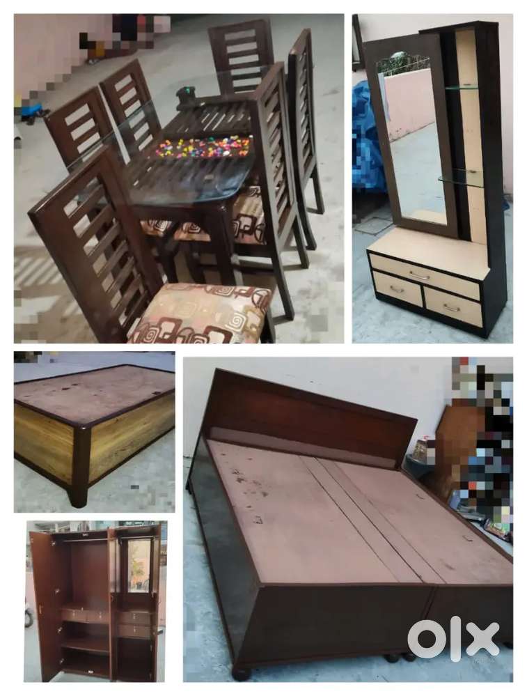 Bed, Dining, Almari etc.