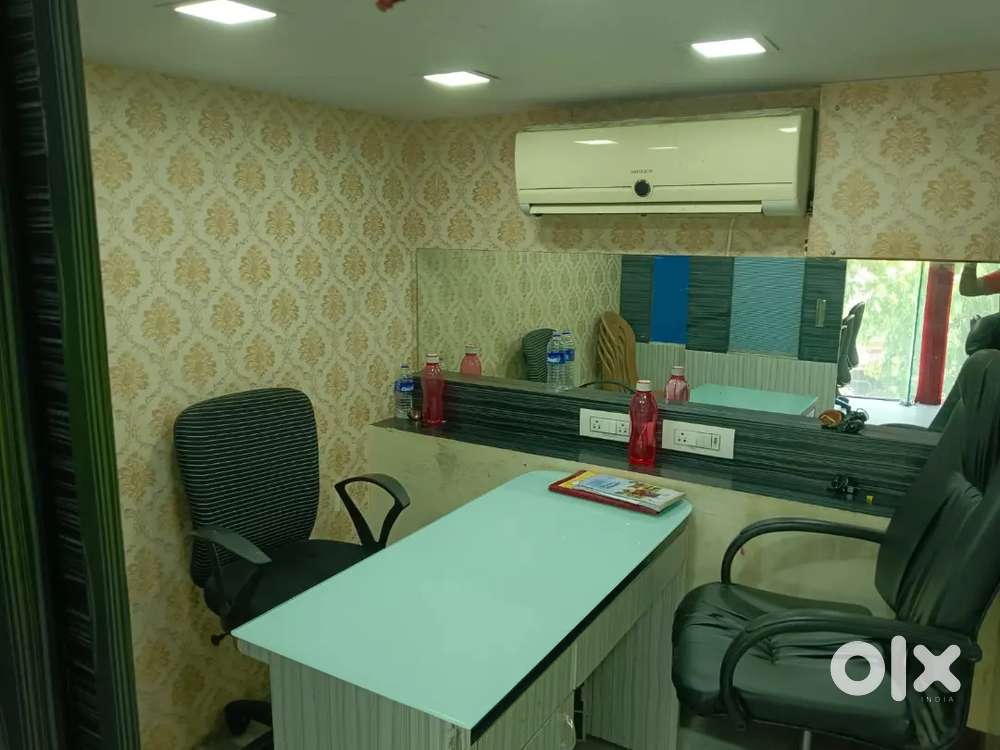 Fully furnished with Centralised ac office available for rent