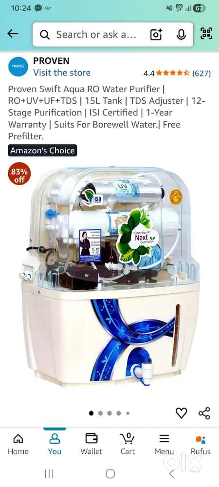 Brand new water filter