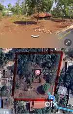 55 cent land with 3.5m wide road on two side near Kollam bypass 400m