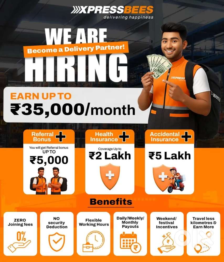 Delivery boys wanted- Peelamedu