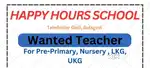 Wanted Female Teacher For Nursery & Pre-Primary