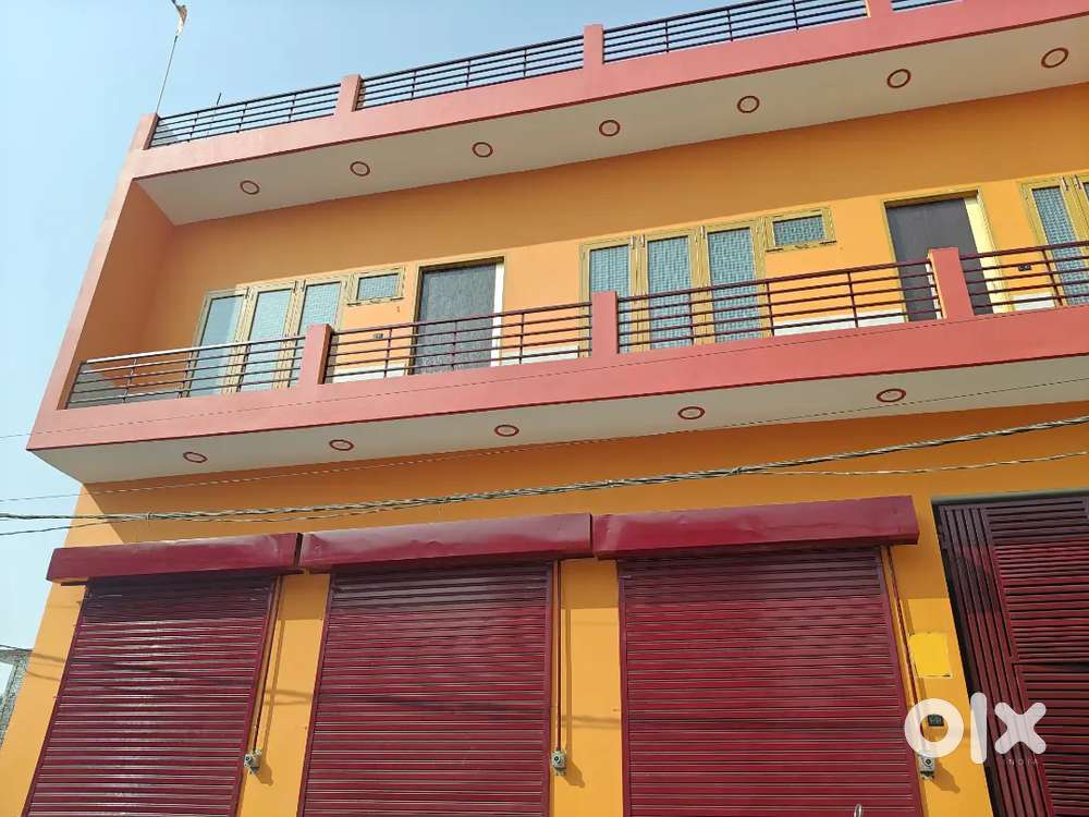 3 Shops, 2 Hall , 1 room , 2 kitchen