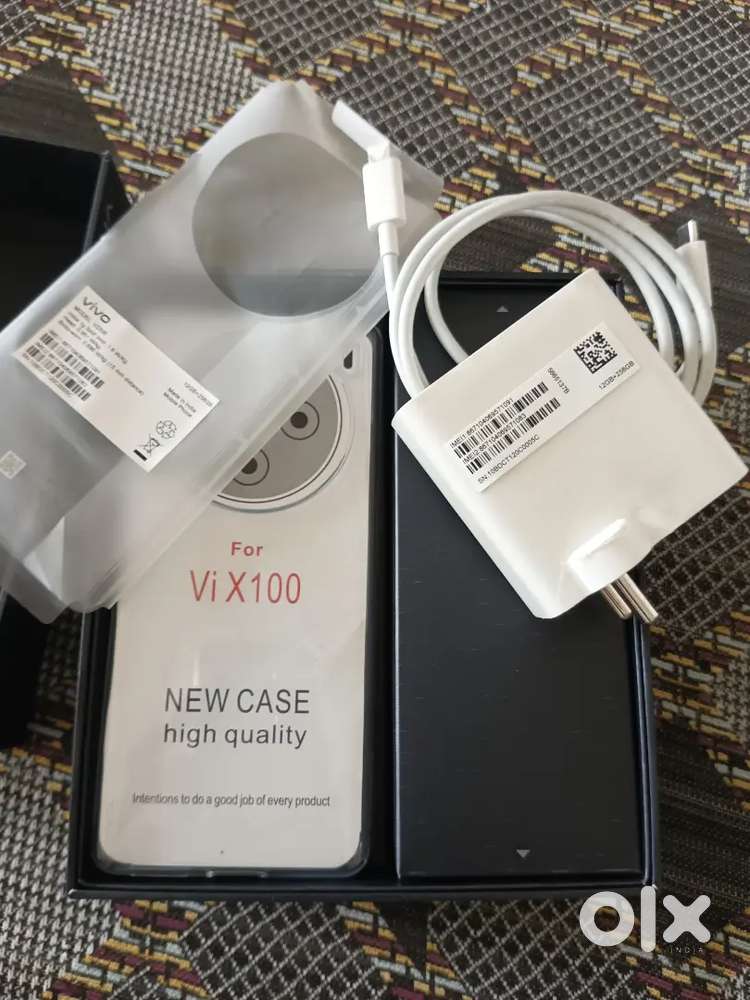 vivo x100 12gb+256gb 6 month used not front screen repres remove