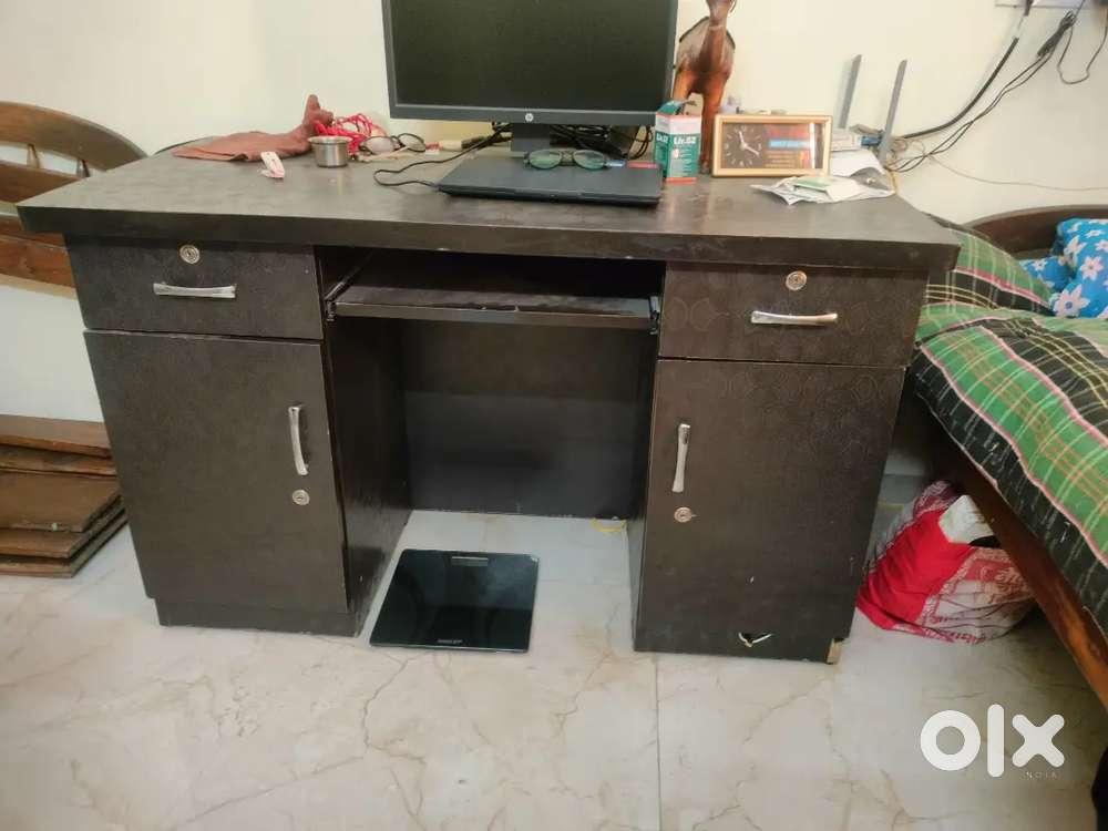 Computer table with chair