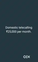 Need girls for telecalling