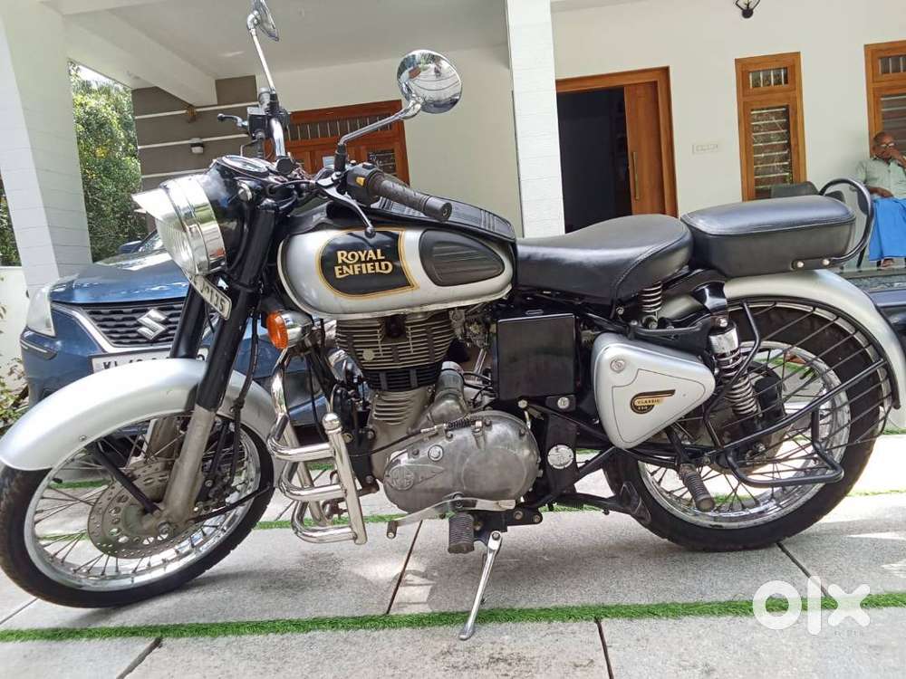 Silver color Classic 350 Electric Start Bullet for sale.