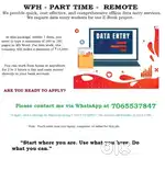 If you are bored at home, then do our work and earn money in return.