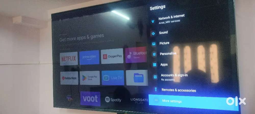 Display tv 55 INCHS one plus tv available