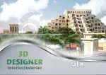 3D designing, interior & exterior designing, photo & video ed