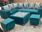 Tuesday discount- New Sofa set 8999/- L shape sofa 16100/-