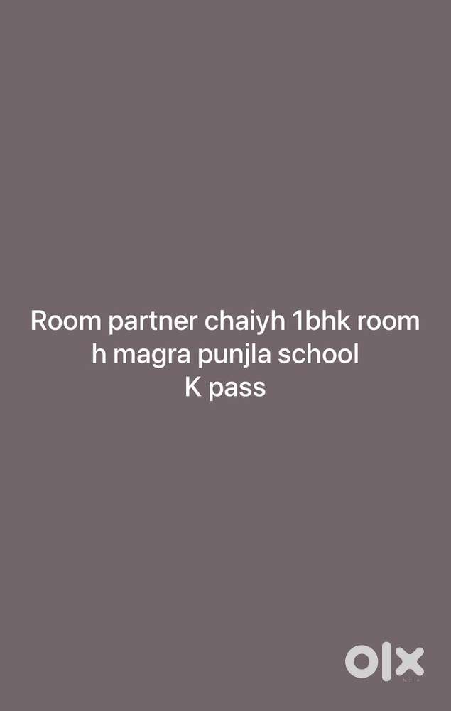 Room partner 1 bhk