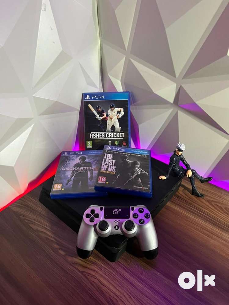 Ps4 slim + 3 EXCLUSIVE GAMES + fast controller charger