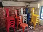 Metal chairs multi colour each