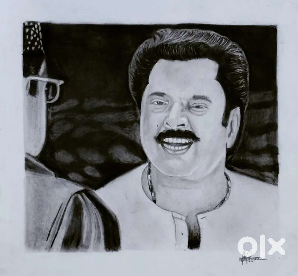 Mammootty drawing