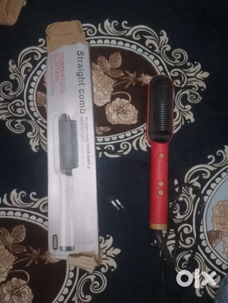 Straight Comb Hair Straightener with Temperature Control - FH909