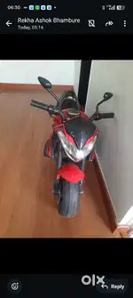 Toy bike is in very good condition