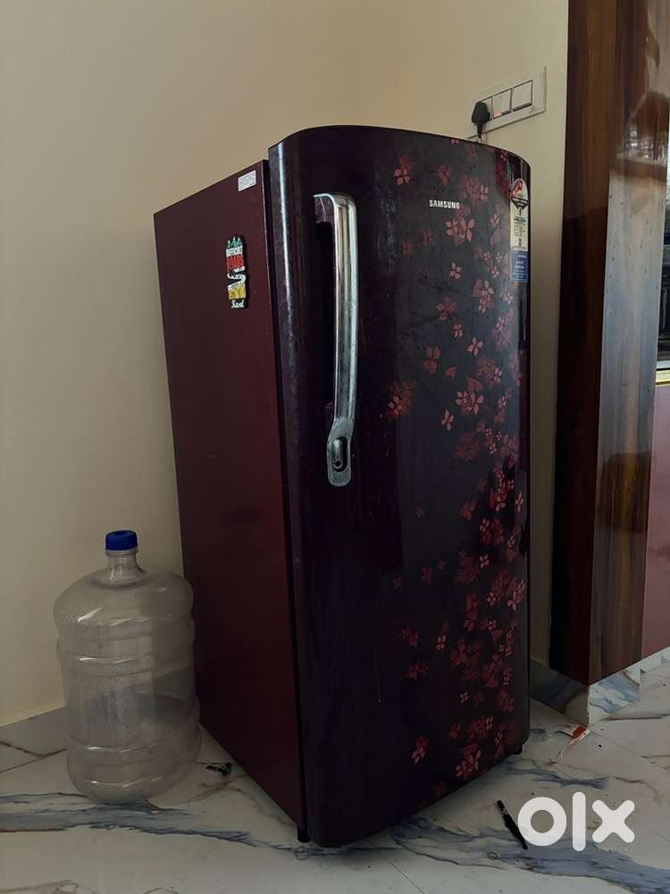 Samsung refrigerator, office chair, tablr