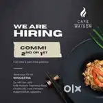 Needed experienced chefs